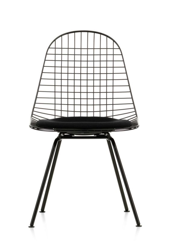 DKX-5 Wire Chair stoel met zitkussen Vitra